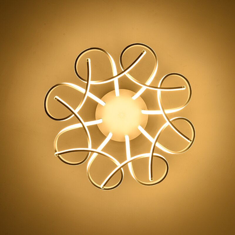 Modern Acrylic Led Ceiling Lights Art LED Ceiling Chandelier with APP remote For Living Room Bedroom Home Decoration lampadario