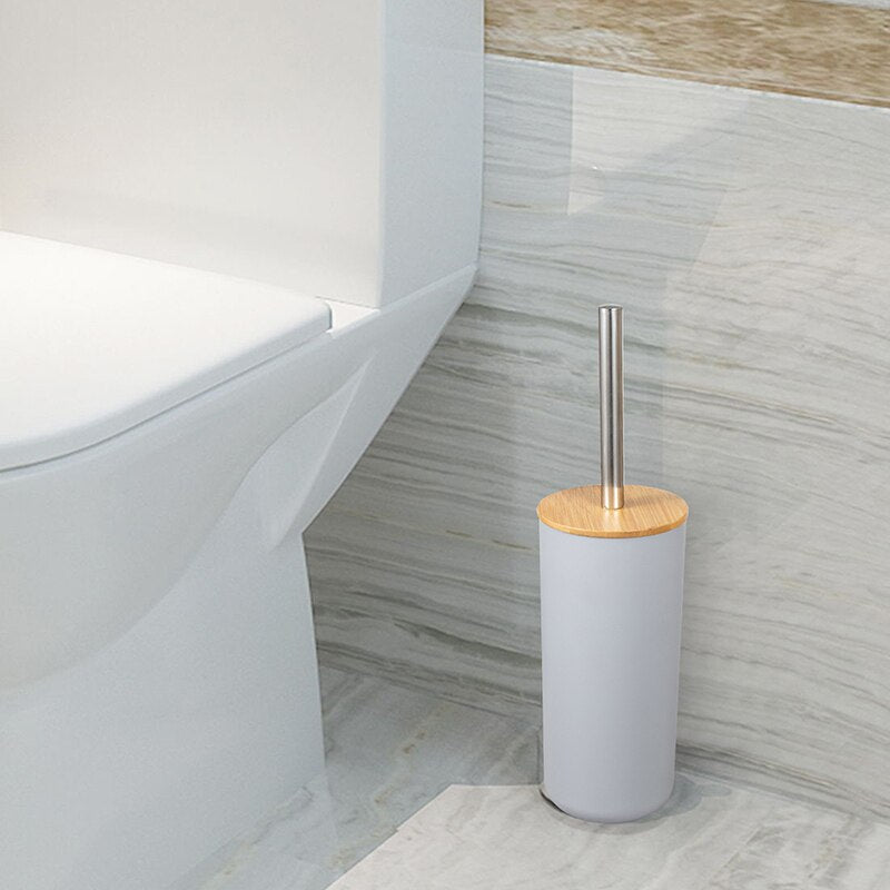 6Pcs Black Bathroom Accessories Toothbrush Holder Bin Soap Dish Dispenser Tumbler Toilet Brush Toilet Bathroom Set White