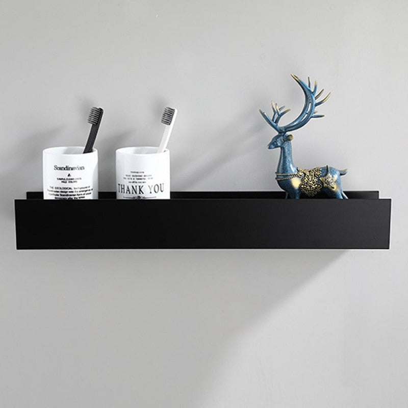 Bathroom Shelf Organizer Wall Mount Shower Shampoo Soap Cosmetic Shelves Kitchen Storage Rack Holder Bathroom Accessories