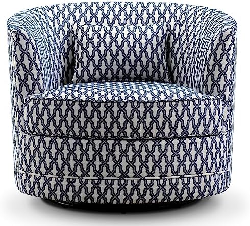 Swivel accent chair, Polyester, Navy Chair for dining table Plywood chair Wooden chair Metal chair Desk chair Sillas para barra